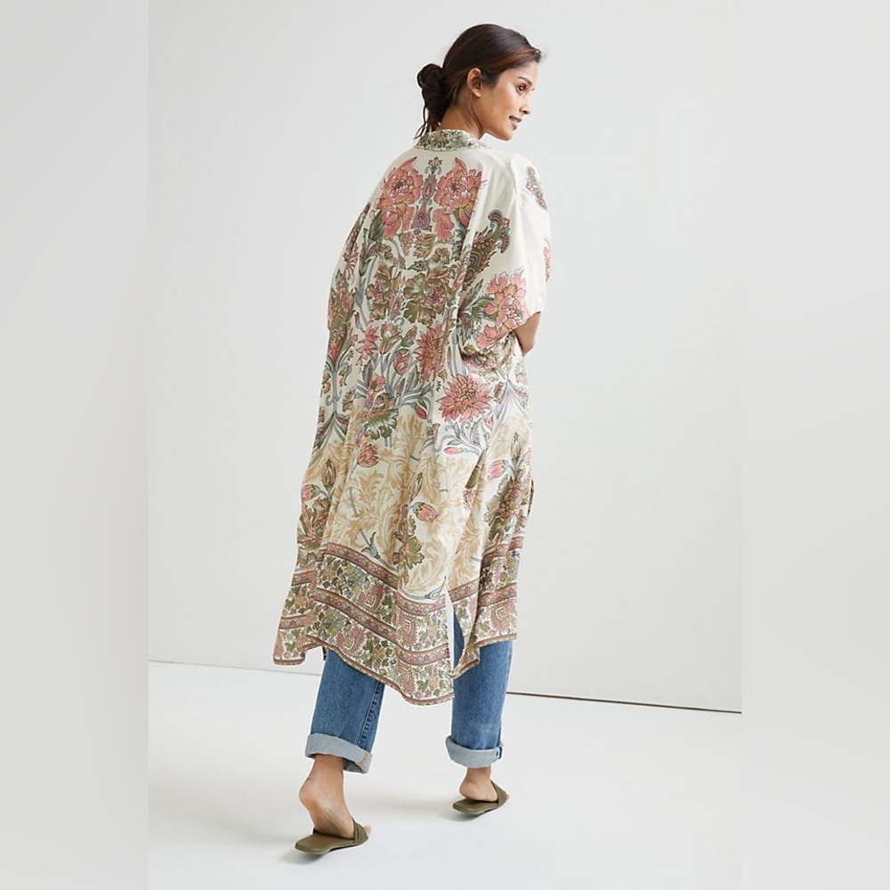NWT anthropologie garden kimono